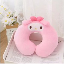 헬로키티 마이멜로디 시나모롤 폼폼푸린 쿠로미 목베개 목쿠션