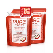 피죤 퓨어 주방세제 1000ml 애플밤, 5개