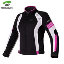 Motoboy 오토바이 여성 고급 자켓 경주 레이싱 전문 여름 메쉬 통기성 상하세트 모음, M, MB-J69 라이트핑크(사계절방수) 사이즈가 작은 편, MB-J69라이트핑크(사계방수)