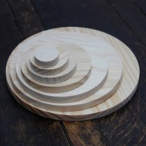 두께2cm 송목나무판 DIY목재원형판, 두께2cm×지름8cm