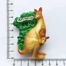 외국인선물 한국기념품 소품샵 관광 기념품 공예 페인트 자석 냉장고 홈 장식 호주 주위, 24 Kangaroo Muzi