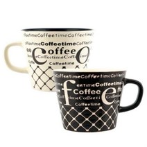 [가성비 최고]커피 2p)(H8.3cm W10.5cm) 머그컵(380mL 와이드 YS21AP02