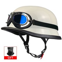 쇼에이 오픈페이스 티티앤코 헬멧 빈티지 레트로 오픈 페이스 오토바이 하프 헬기 바이커 파일럿 DOT 사이즈 S-XXL, L, A15