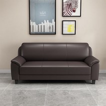 가죽 2인용 미니 소파 스칸디아 일자형 거실 쇼파 스툴 조약돌 원룸 다이닝 기숙사 모던 심플, 1인, 카멜란지