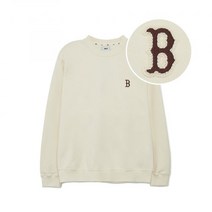MLB 베이직 스몰로고 컴포터블핏 맨투맨 BOS (D.Cream)