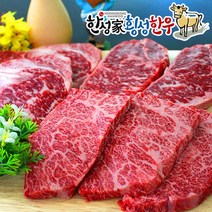 더바른식탁 한우 투뿔 구이용 모듬구이 1호 900g 횡성 한우 구이용 한우 등심 소고기 등심, 1++등급 모듬구이 1호 900g