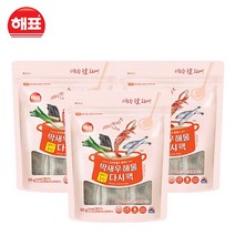 사조해표 딱새우해물 다시팩 90g, 3개