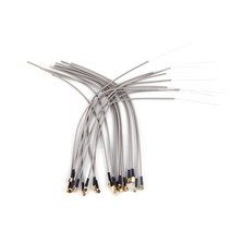 10 Pcs 2.4G 수신기 안테나 15cm 항공기 IPX13 커넥터 RF113 후타바 Frsky 실버 도금 와이어
