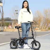자전거 접이식 미니벨로자전거 벨로 라인 접는 차박, 16인치 화이트