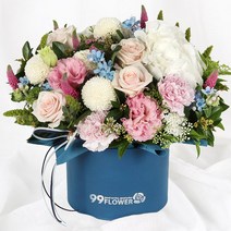 전국당일도착 카네이션 꽃바구니 생화 화분 꽃다발 선물 어버이날 스승의날 당일 꽃배달 서비스 (99플라워), 31.[B328]-아름다운혼합꽃상자