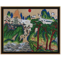 명화그리기-민화-십장생도