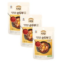 CJ 장 다담 순두부찌개양념 된장찌개 집된장 홈쿡 130g 3개 1세트, 15세트