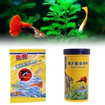 진주린 해수 산호 수초 어항 수족관 물고기 음식 조각 새우 조류 분말 영양 열대어, 하얀, 수족관 음식