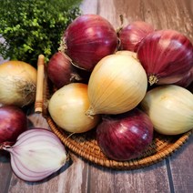 친환경 마음밭 국내산 유기농 무농약 노지 햇 자색 흰 양파 3kg 5kg 10kg, 자색양파(사이즈혼합) 5Kg, 1개