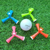 리드스포츠 삼발이티 골프 자석티 세발골프티 롱티 숏티 골프티 50mm 티꽂이, 삼발이티(핑크_SH-0046)
