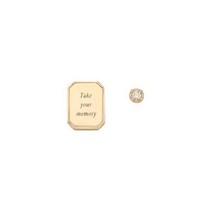 로이드 동아수성 스퀘어 원포인트 프레임 14K Gold 귀걸이 LPFJ1030G