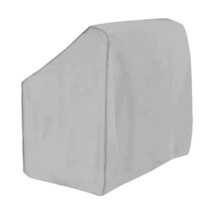FCOUIID 보트 센터 콘솔 커버 600D 해양 등급 폴리에스터 캔버스 방수 그레이 (M 사이즈 너비 101.6cm x 길이 76.2cm 높이 111.8cm(40 30 44인치)