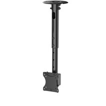 CLB-110F(블랙) 15~27인치 티비 천정형 브라켓 TV 설치 모니터, CLB-110F(블랙 기본1M+연결봉110cm)