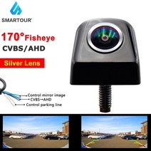 룸밀러블랙박스 스마트 연동 wifi 룸미러 1채널 블랙박스 Smartour hd 나이트 비전 역방향 백업 차량 어안 렌즈 후면보기 안드로이드 dvdahd 모니터 용 전면, 실버 렌즈, 12v