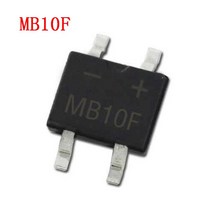 50pc MB10F 1A 1000V SOP-4 다이오드 브리지 정류기 SMD, 한개옵션0