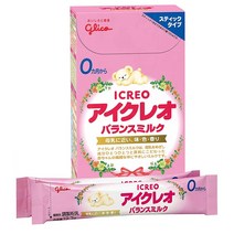 Glico ICREO Baby Balance Milk 글리코 아이크레오 밸런스 분유 (0-1세) 12.7g 10입 4팩