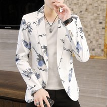 caoying 작은 정장 남자 봄과 가을 단일 서양 코트 옷깃 온라인 연예인 나이트 무대 스타일리스트 정장 패션