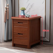 통원목 협탁 흑호두나무 소형 침실 수납 침대 나무, 한국, (블루)호두나무해당화.정면에서두번째피우35cm