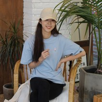 플레이몬스터 파스텔 아이스크림 반팔 티셔츠 / 데일리 베이직 시크룩 코디 / 여성 여자