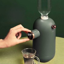 온수 제조기 휴대용 캠핑용 사무실 소형 디스펜서 원룸, (레트로그린) 미니 순간온수 +스마트 목보호대