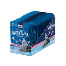 뉴트리플랜 고양이 주식파우치 어덜트 습식사료12p, 생선 × 80g × 12개