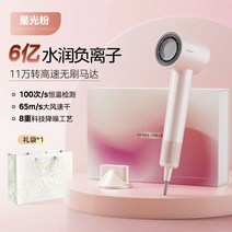 가정용 고속 헤어 드라이기 음이온 속건성 저소음 고출력, 핑크