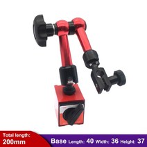 다이얼 게이지 미니 캘리퍼 측정도구 범용 소형 다이얼 표시기 마그네틱 스탠드 베이스 홀더 장비 교정용, 01 200mm-40-36-37, 01 200mm-40-36-37