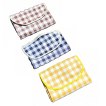 한강 피크닉매트 방수돗자리 캠핑 장판 체크무늬 대형, 블루