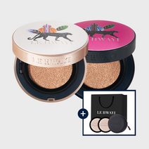 댄싱웨일 르화이 프리미어 커버 핏 쿠션 글로우 듀오세트 (전용파우치+쇼핑백)재규어쿠션