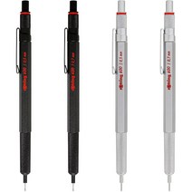 로트링 600 샤프 / 심경도 표시창 / 제도샤프 / 0.5mm / 0.7mm / 미끄럼 방지 그립 / 육각형 바디 / 샤프펜슬, 0.7mm 블랙