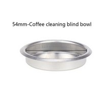 TS GLOBAL 바닥 없는 커피 포타필터 54mm 브레빌 세이지/870/875/878/880 필터 바구니 교체 에스프레소 머, 15 Clean bowl