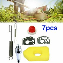 BRIGGS STRATTON CLASSIC 및 SPRINT & CLASSIC MOTORS 용 스프린트 엔진 용 7PCS 잔디 깎는 기계 서비스 키트 691859 692211 수리, 한개옵션0