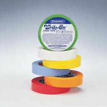 Bel-Art USA 실험실용 라벨테이프 컬러 규격 테이프, 12.7mm, Yellow