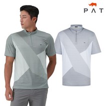 PAT 불규칙 블럭킹 티셔츠 1H35435