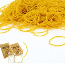 자국안남는머리끈 긴머리 예쁘게 묶기 1키로 고무 줄 밴드 노랑 소형 고무줄 1kg, 40mm