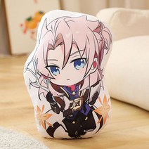Yuanshen 베개 Wendy Zhongli Di Luke Kaia Keli Paimeng, 45cm 양면인쇄, 아베도