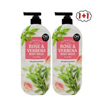 [트윈스몰] 1+1 진짜 순한 약산성 바디워시 온더바디 수퍼보타닉 로즈앤버베나 865ml