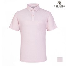 인디안 TREMOLO 린넨 코튼 원포켓 반팔 카라 티셔츠_TRBASVY2221_
