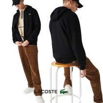 라코스테 남성 블랙 SPORT HOODED 라이트 자켓