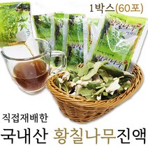 불로초황칠나라 황칠잎 가지액기스 황칠액기스 70ml 60포, 60팩