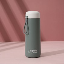 텀블러 미니 컴팩트 휴대용 러블리 물컵 소번지컵, [스마트온도측정]350ML[수원점]5네이비], 단배