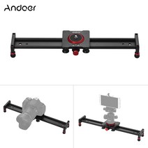 Andoer 알루미늄 합금 카메라 트랙 슬라이더 DSLR 카메라, 트랙 슬라이더 40cm, 1개