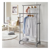 [왕자행거] 왕자 2단더블이동식선반 행거, 상세 설명 참조