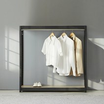 몬스터랙 행거 1200 낮은행거 철제행거, 블랙 (FD)
