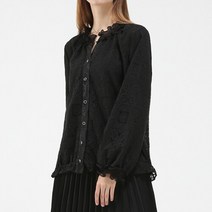 레이스 스트링블라우스